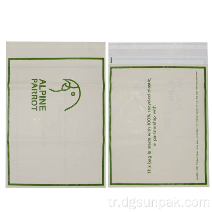 Zarflar Giysiler Gönderen Posta Geri Dönüştürülebilir Posta Çantaları